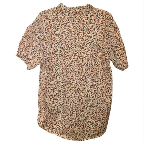 Dravus Men's Floral Button Down Cotton Shirt - Picture 2 of 11